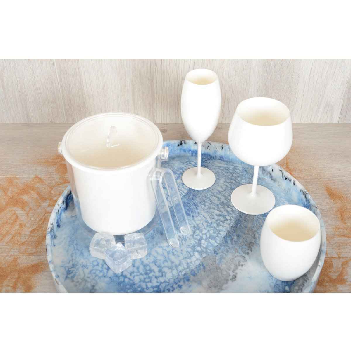 Acryl weiße Bässe Umarmungen - viele 6 AULICA