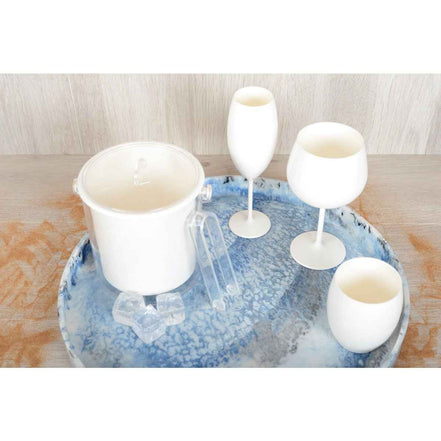 Acryl weiße Bässe Umarmungen - viele 6 AULICA