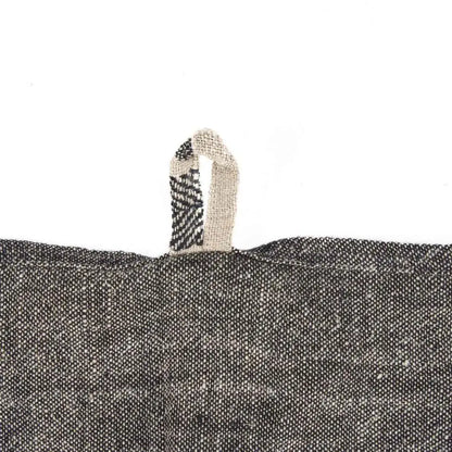 Das Linen Smudge Küchentuch – Naturschwarz – 50 x 70