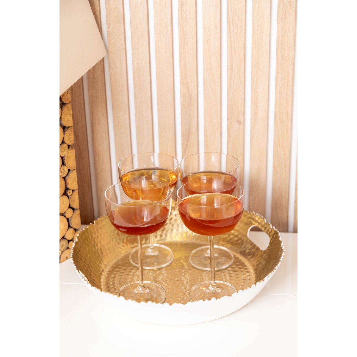 Champagner -Chips 290 ml einfacher Ball - Los 6 AULICA