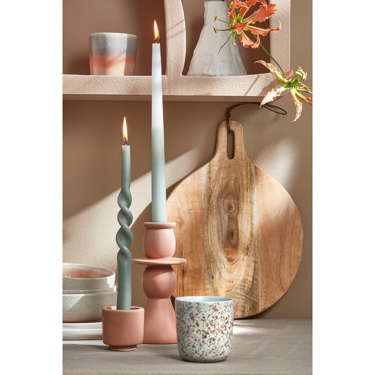 Duko Servierbrett – Ø28 cm – 100 % FSC Mangoholz – Braun - Pimis living by Konceptpunkt