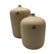 Vase / Flasche Terracotta, Beige, Made in Portugal (groß) DIJK