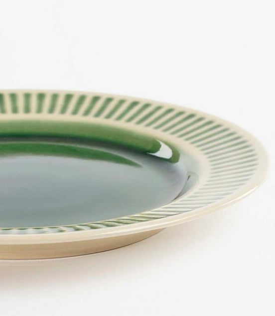 Elice breakfast plate - Ø22 cm - ceramic - green