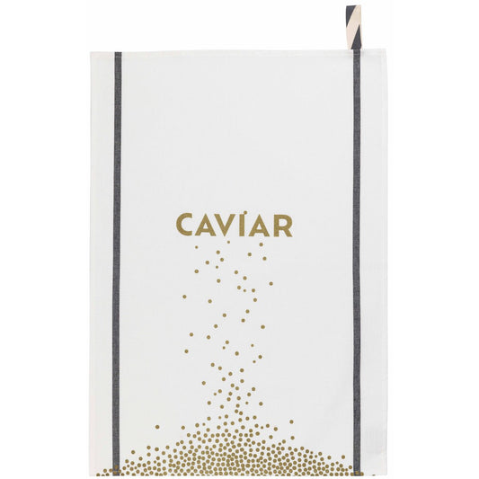 Torchon Caviar Blanc 50 x 70 - Pimis Living
