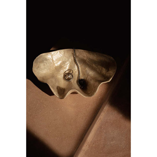 Die Perlmutt-Seifenschale – Weiß – S - Pimis Living