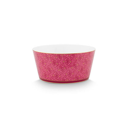 Giftset Bowls Oriental Flower Festival Dark Pink 12cm - Pimis Living