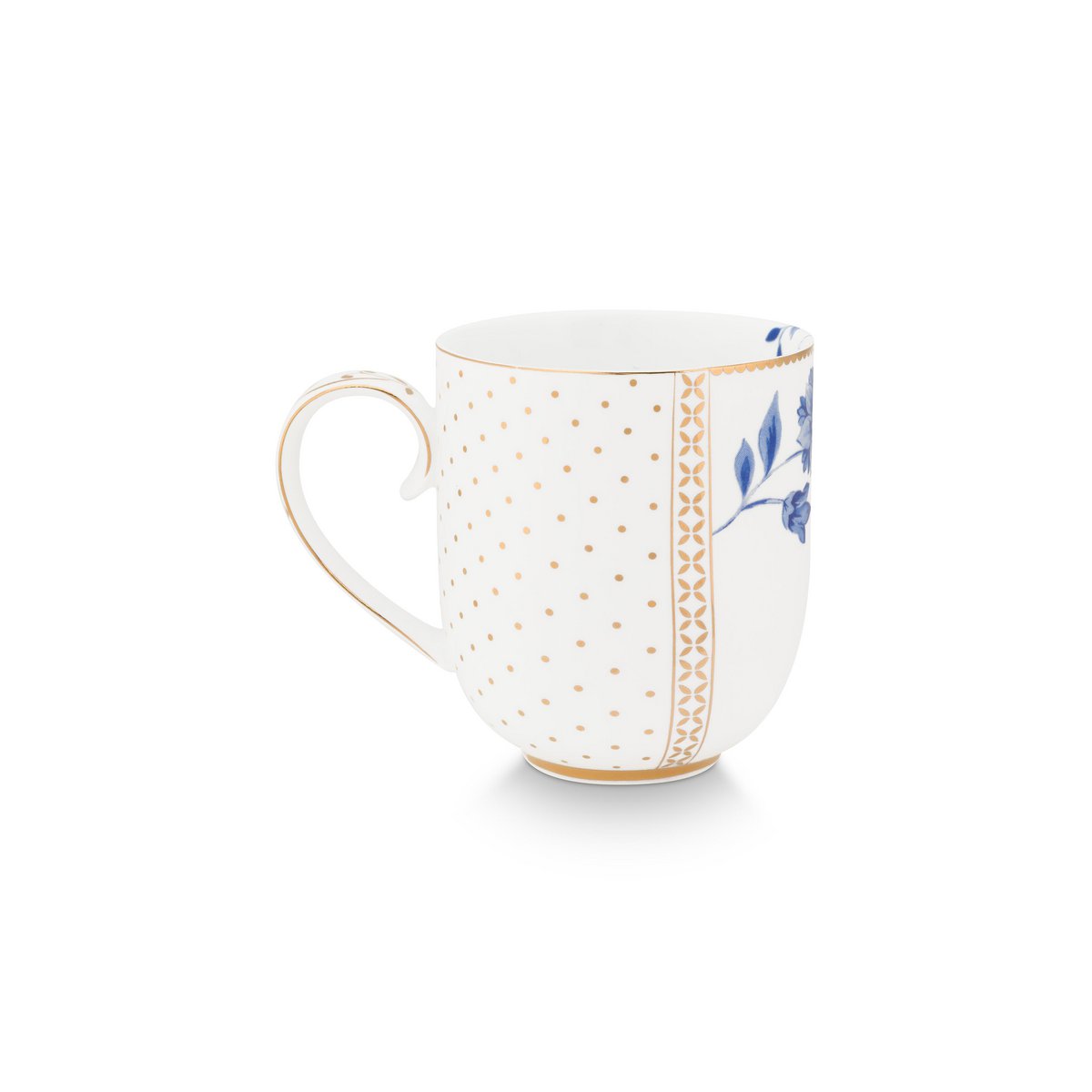 Set/2 Mugs Large Royal White - Pimis Living