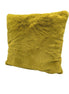 Dekokissen Coussin Douceur in Senfgelb 45x45 cm mit Füllung