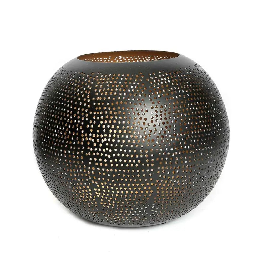 Der durchbohrte Ball – Schwarzgold – XL