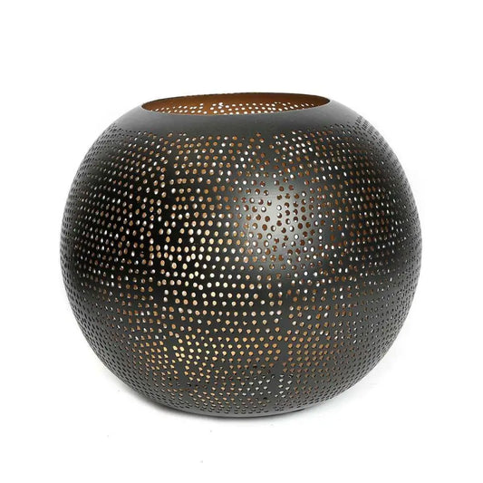 Der durchbohrte Ball – Schwarzgold – XL