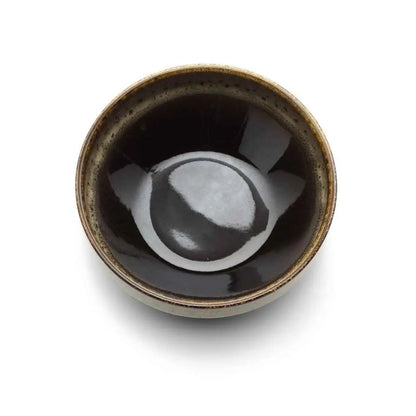 Die Kyoto Low Bowl – Dunkelbrauner Schlamm – M
