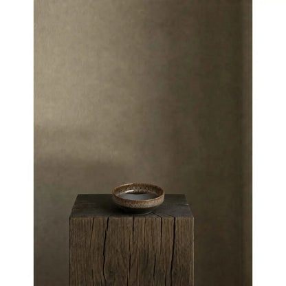 Die Kyoto Low Bowl – Dunkelbrauner Schlamm – M