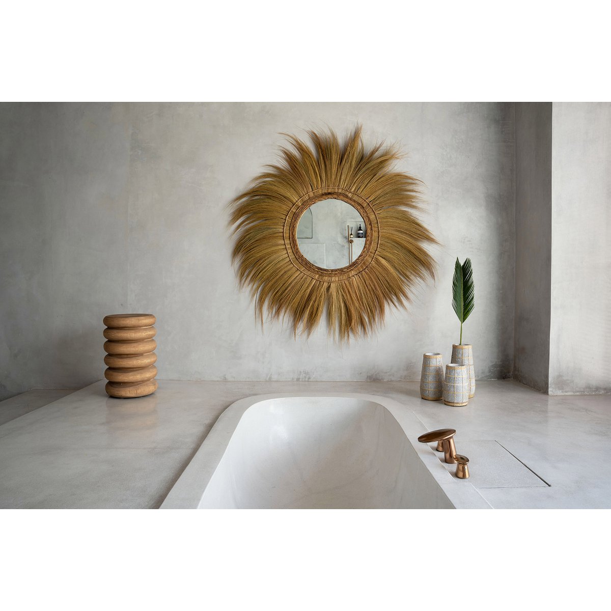 Der Umiko Hocker – Natur - Pimis Living