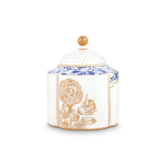 Storage Jar Small Royal White - Pimis Living