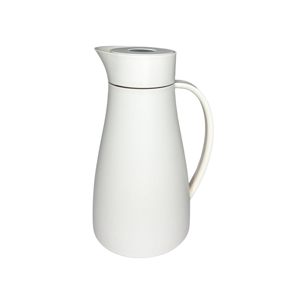 Weiße isolierte Kaffeemaschine 1l