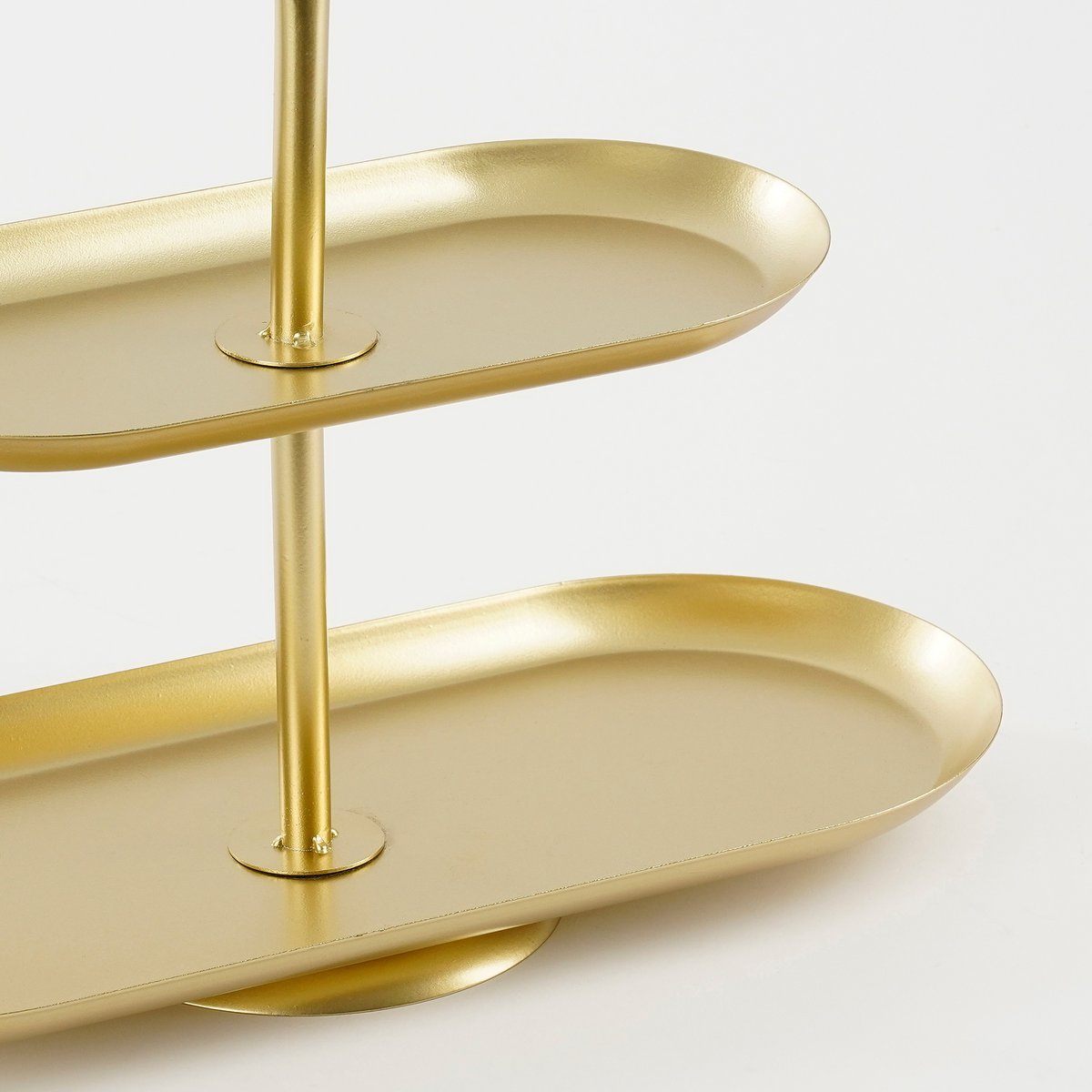 Rama Etagere 2 Ebenen – L38 x B17 x H37 cm – Metall – Gold - Pimis living by Konceptpunkt