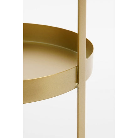Etagère 2 - Layer - H41 x Ø25 cm - Metall - Gold