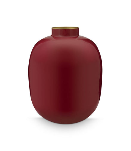 Vase Metall Dunkelrot 32cm - Pimis living by Konceptpunkt