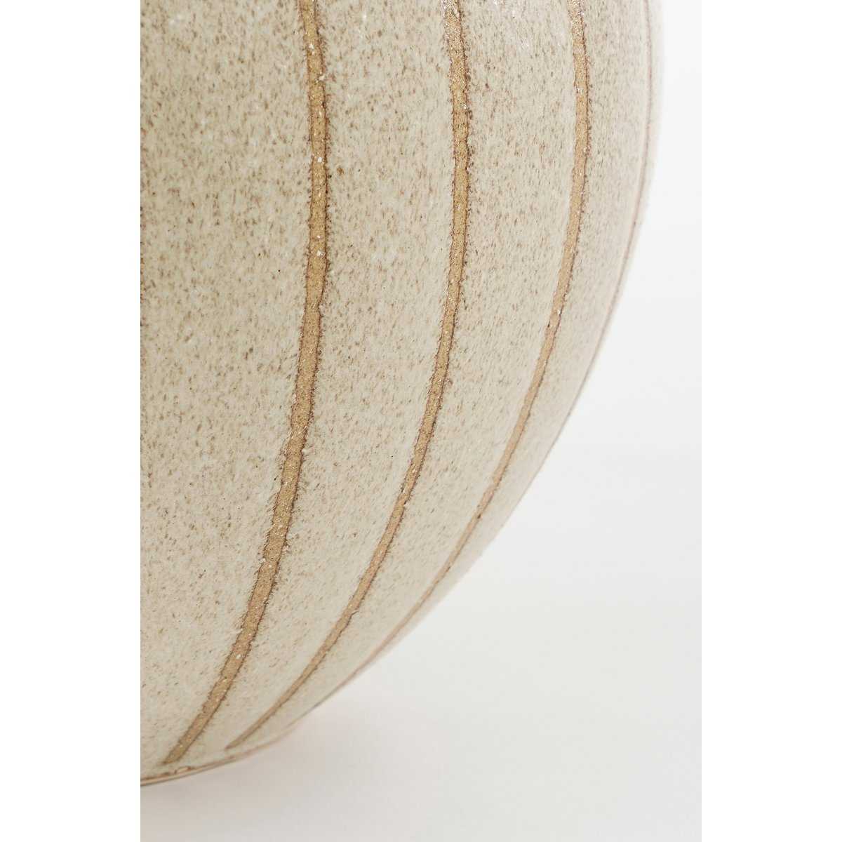 Holm Vase – H52 x Ø34 cm – Keramik – Creme Mica Decorations