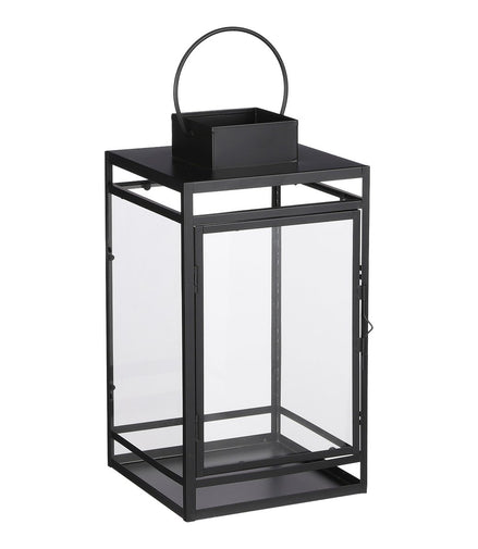 Sturmlaterne – L20 x B19 x H36 cm – Schwarz - Pimis living by Konceptpunkt