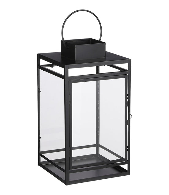 Storm Lantern – L20 x W19 x H36 cm – Black