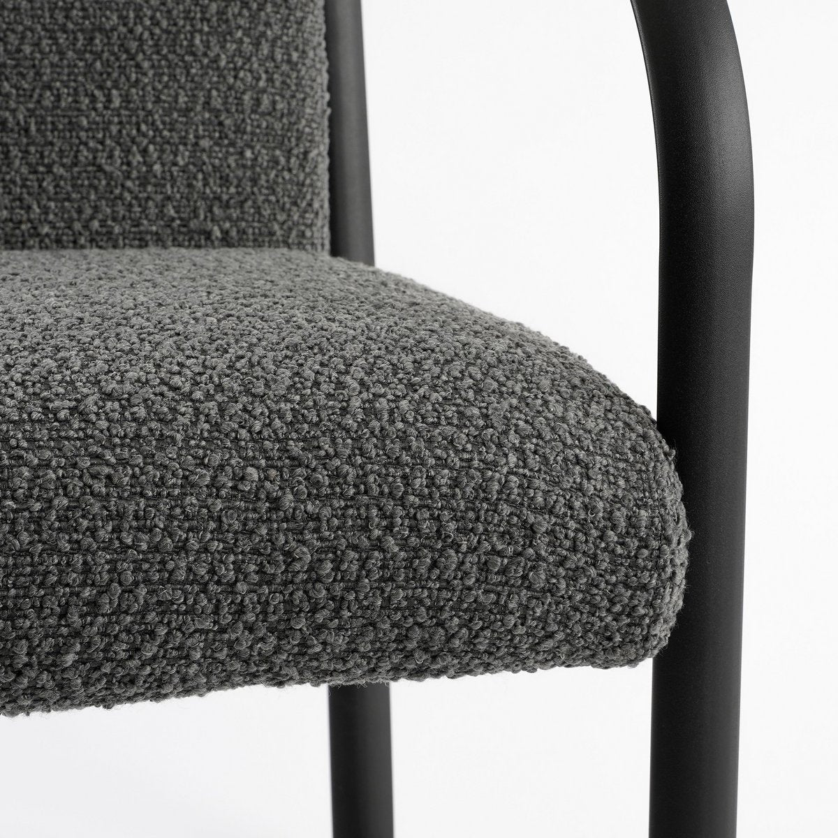 Symon -Sessel - L72 x B69 x H81 cm - Dunkelgrau
