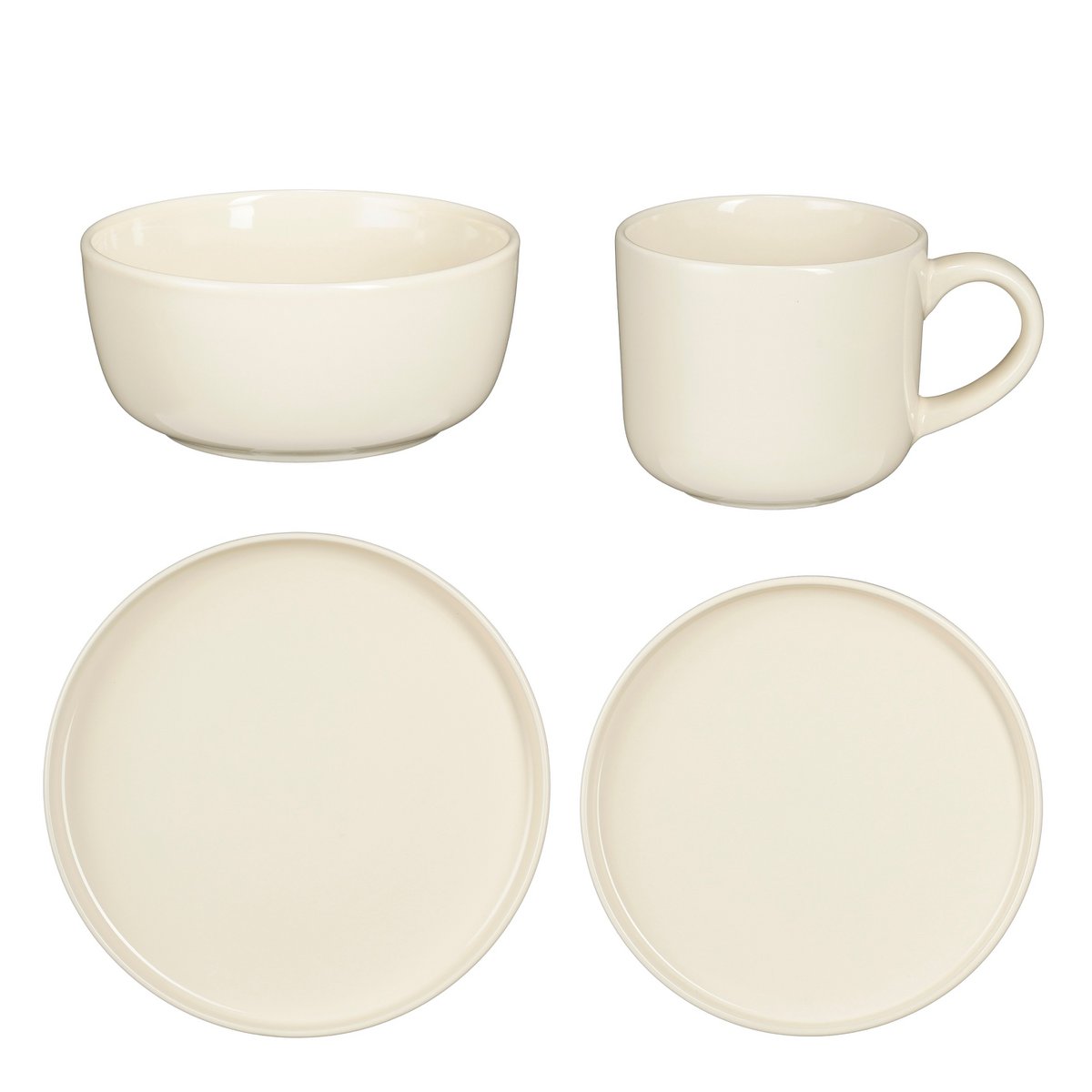 Ozi Descrises Set 4 people - Stone good - off-White