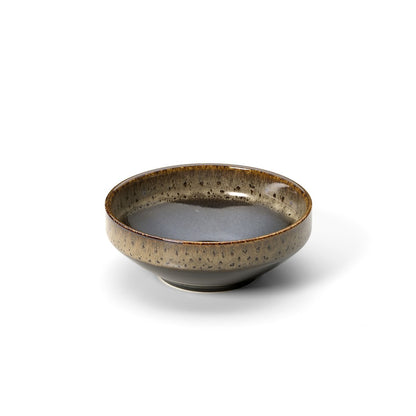 Die Kyoto Low Bowl – Dunkelbrauner Schlamm – M - Pimis Living