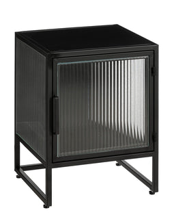 Clifton -Aufbewahrungsschrank mit Türen - L38 x B35 x H50 cm - Metall - Schwarz