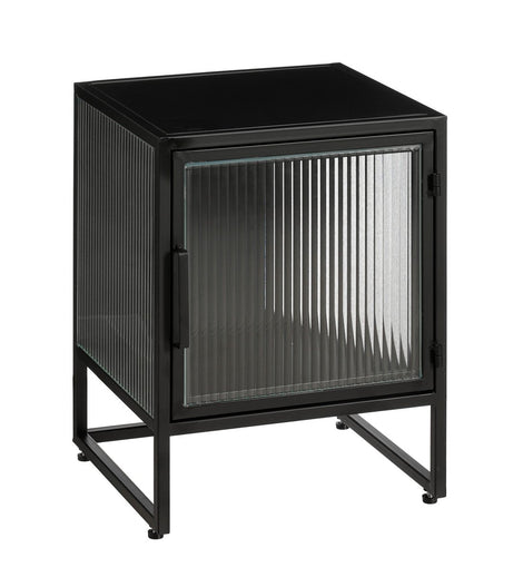 Clifton -Aufbewahrungsschrank mit Türen - L38 x B35 x H50 cm - Metall - Schwarz