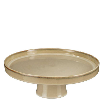 Soporte para tartas Racco – Al. 11 x Ø 28 cm – Gres – Beige