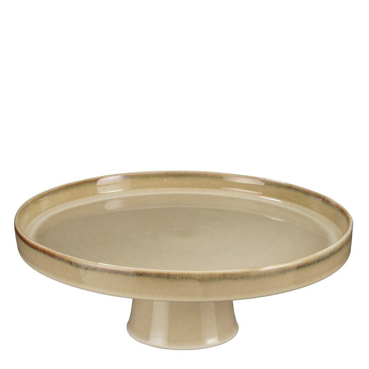 Soporte para tartas Racco – Al. 11 x Ø 28 cm – Gres – Beige