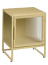 Armario de almacenaje Clifton con puertas - 38 x 35 x 50 cm - Metal - Beige