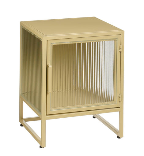 Clifton -Aufbewahrungsschrank mit Türen - L38 x B35 x H50 cm - Metall - Beige