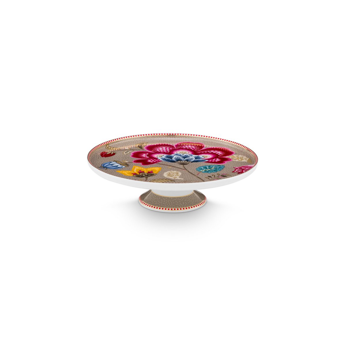 Mini Cake Tray Blooming Tales Fantasy Khaki 21cm - Pimis Living