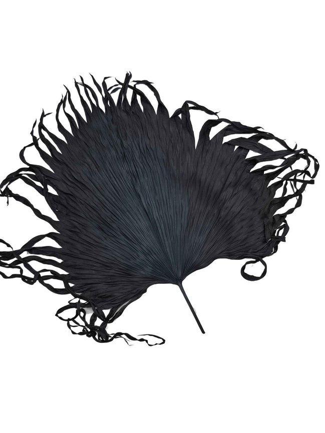 Echtes Palmblatt schwarz