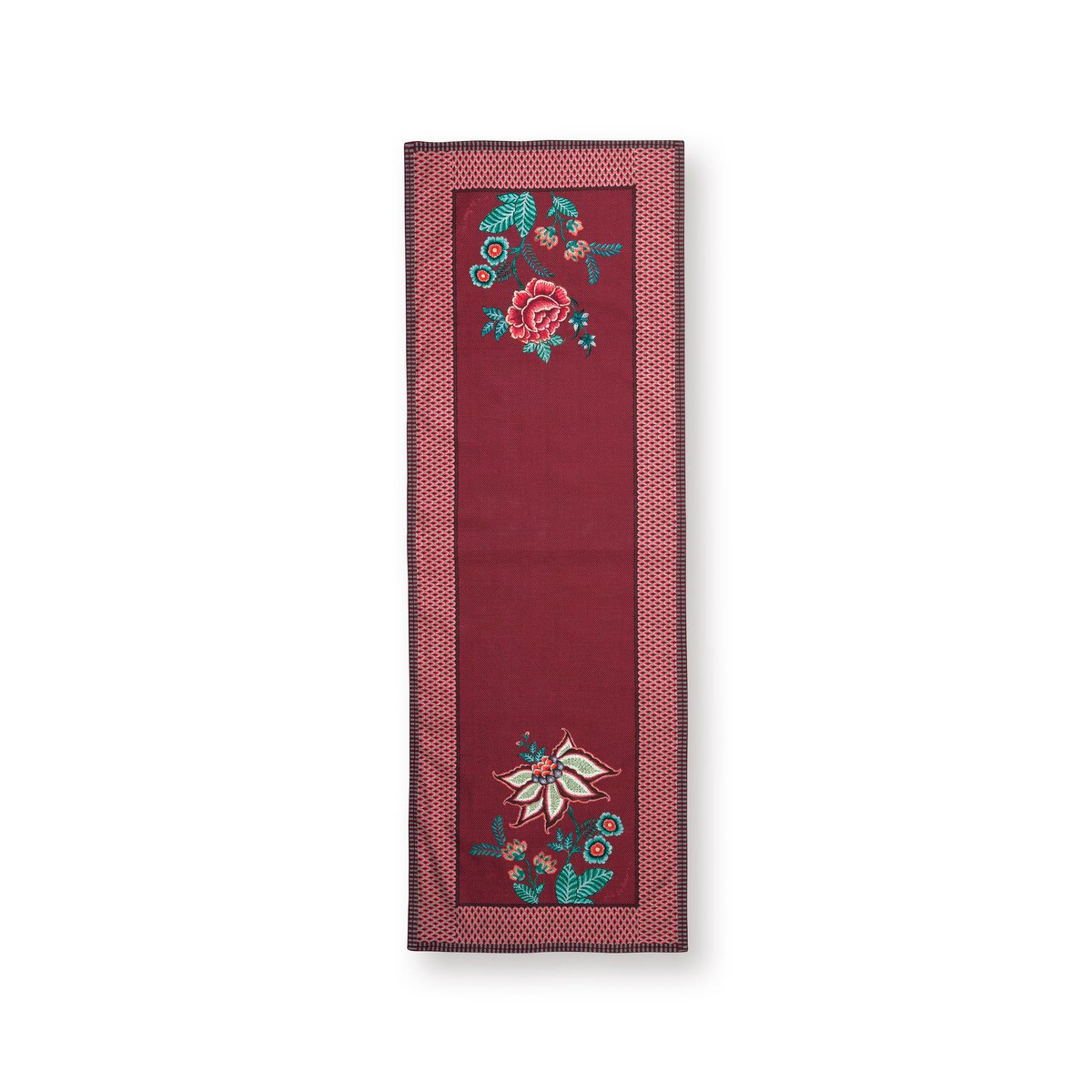 Table Runner Flower Festival Dark Pink 50x150cm - Pimis Living