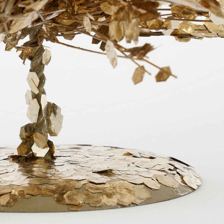 Dekoration Weihnachtsbaum - H60 x Ø19 cm - Champagner