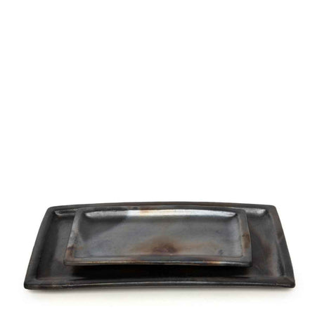 The Burned Sushi Teller - Schwarz - L Bazar Bizar Living