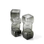 The Cubes Vase - Dunkelgrau - L Bazar Bizar Living