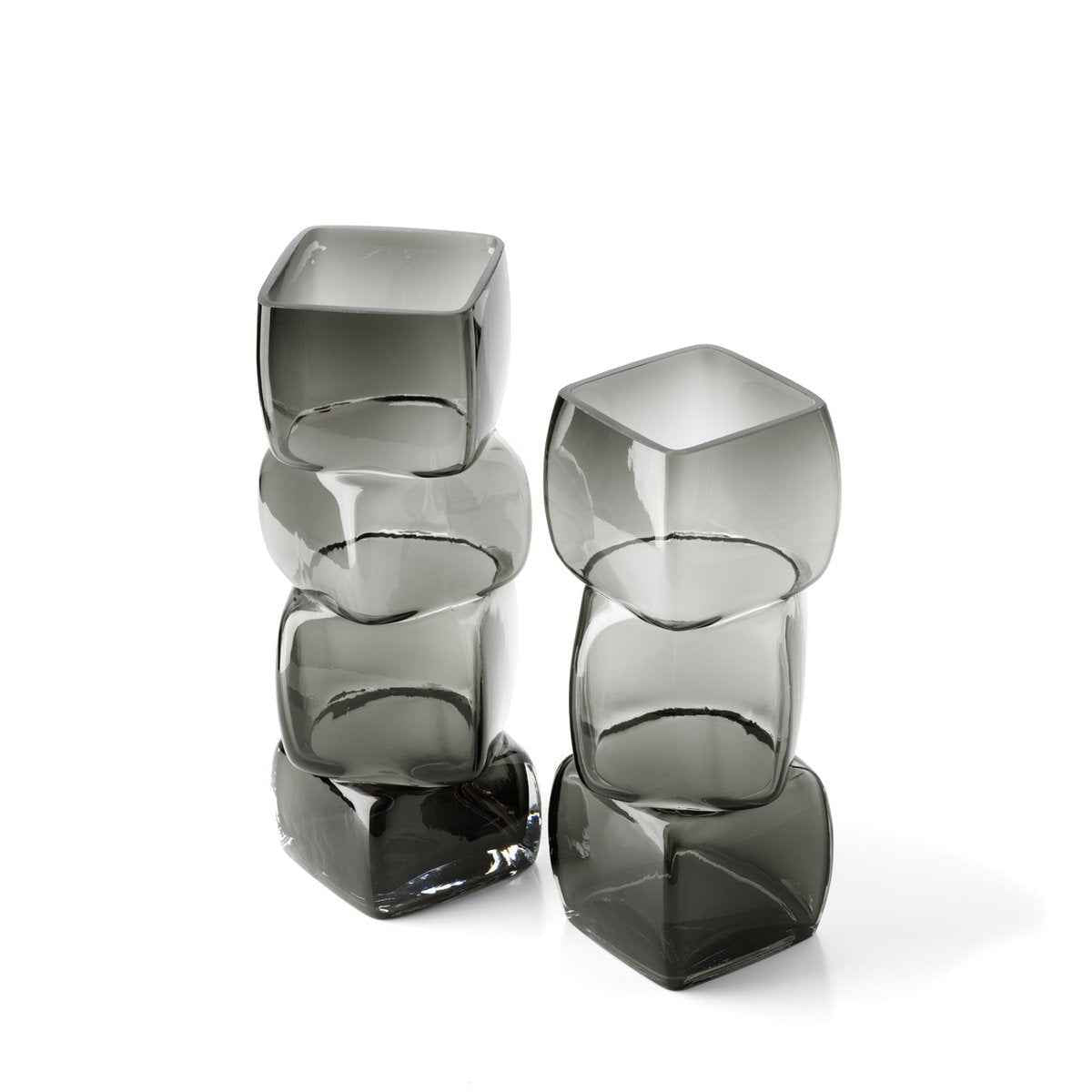 The Cubes Vase - Dunkelgrau - L Bazar Bizar Living