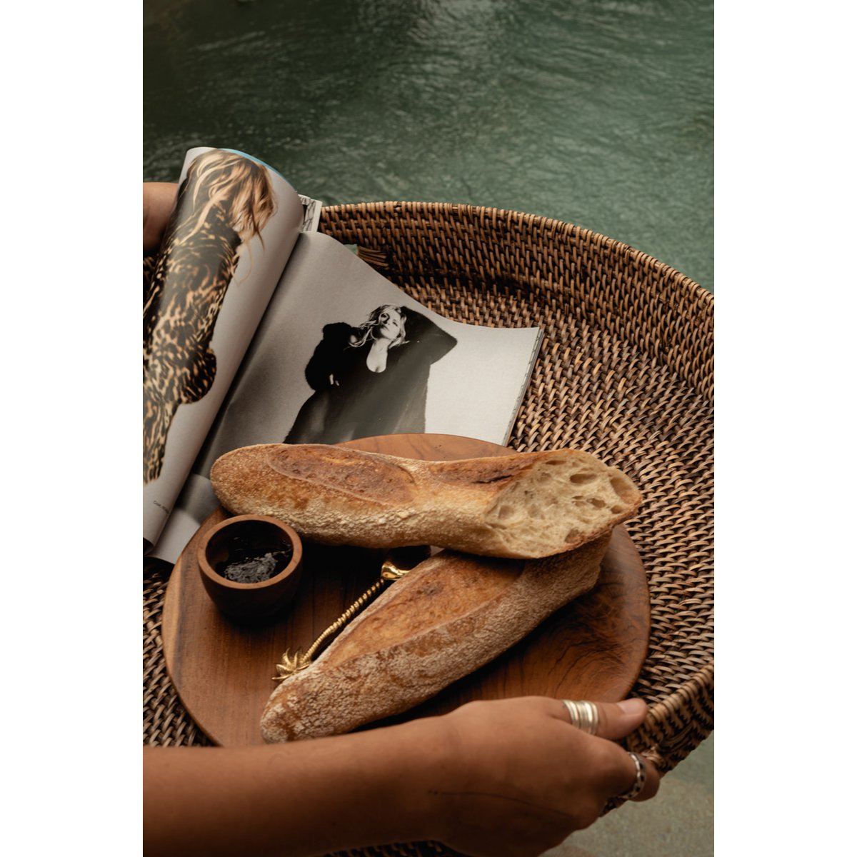 Die Carry-All-Tabletts – Naturbraun – M - Pimis Living