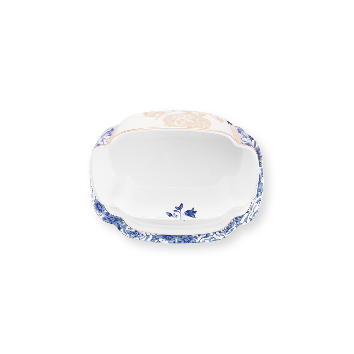 Butter Dish Royal White 19x14x9cm - Pimis Living