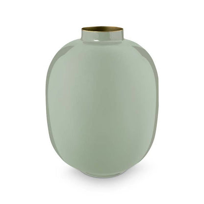 Vase Metal Green 32cm - Pimis Living