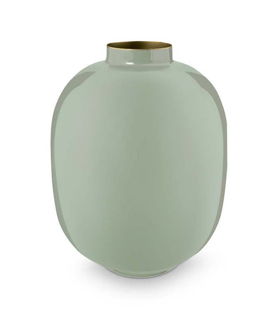 Vase Metal Green 32cm
