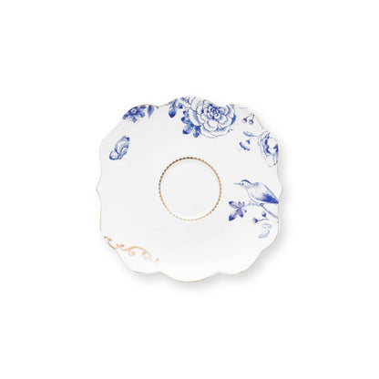 Set/2 Tea Cups & Saucers Royal White - Pimis Living