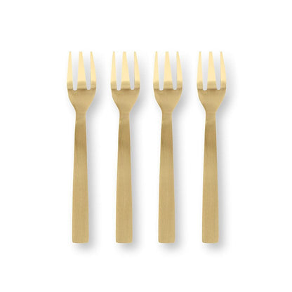 Set/4 Cake Forks Enamelled Berry Blues 14.5cm - Pimis Living