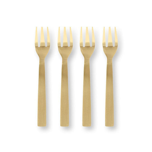 Set/4 Cake Forks Enamelled Berry Blues 14.5cm - Pimis Living