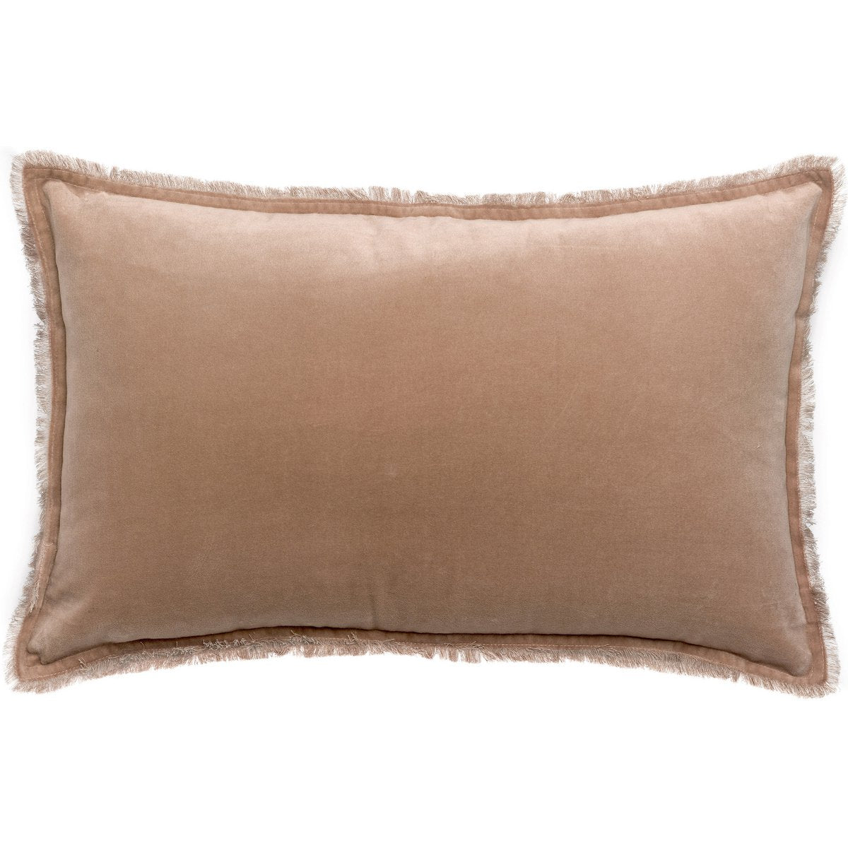 Einfarbiges Kissen Fara Taupe 40 x 65 - Pimis Living