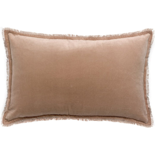 Einfarbiges Kissen Fara Taupe 40 x 65 - Pimis Living